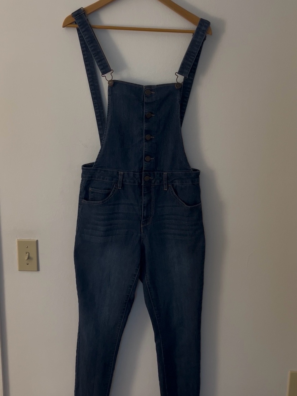 Highway Jeans Dark Blue Denim Overalls
